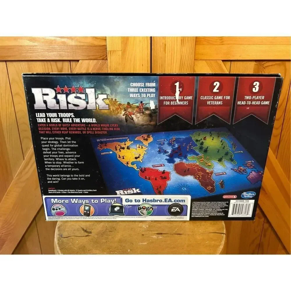 Risk Board Game 2010 Complete The Game of Global Domination Strategy COMPLETE (